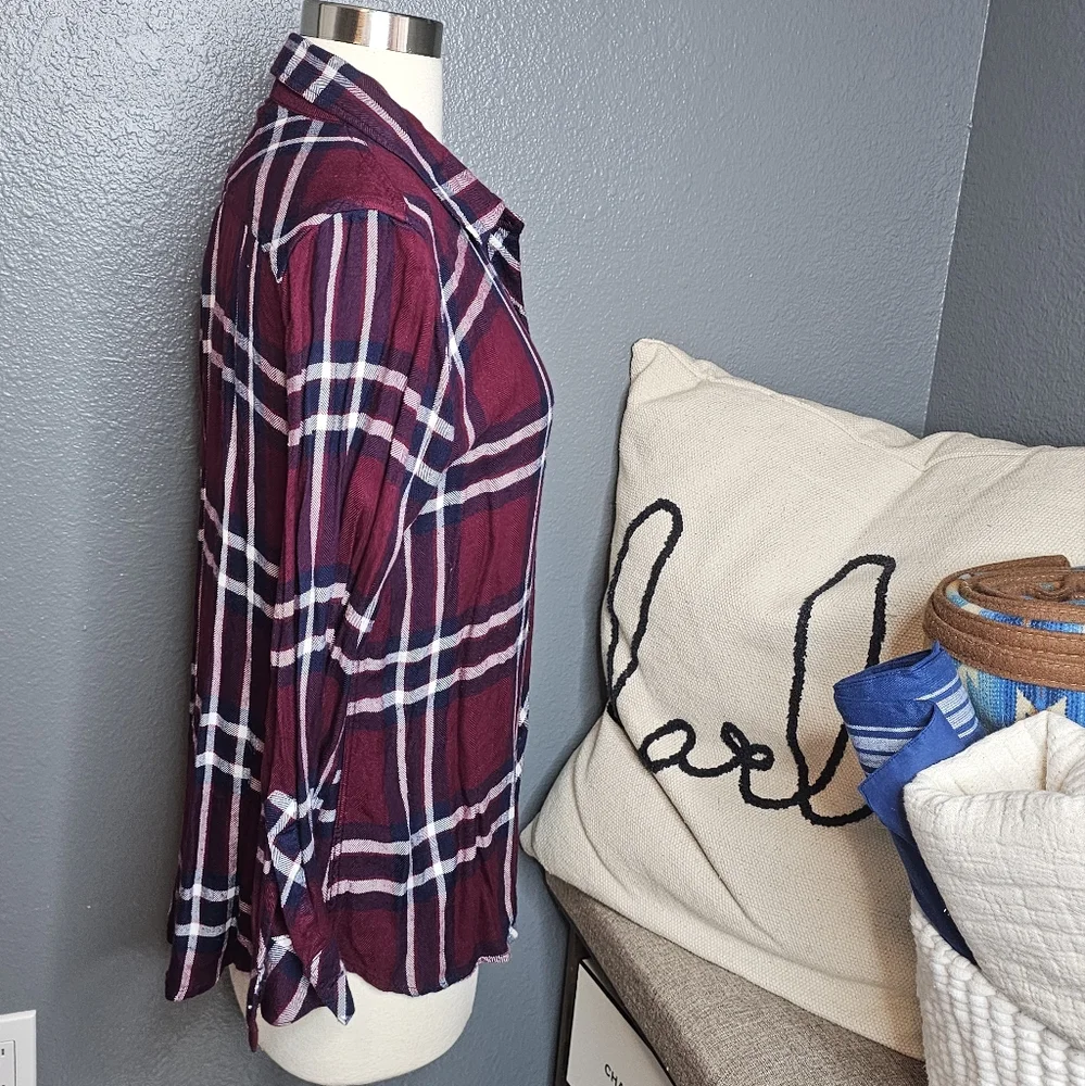 Rails red and blue top size small. - Picture 2 of 4